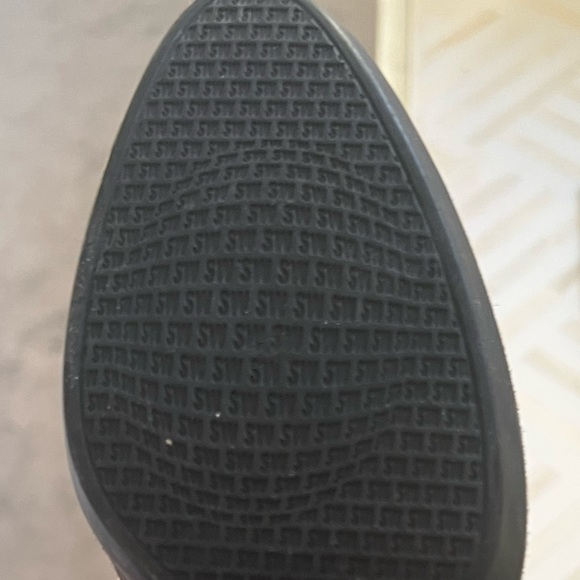 Stuart Weitzman Slate Gray Suede Boots - Picture 4 of 7